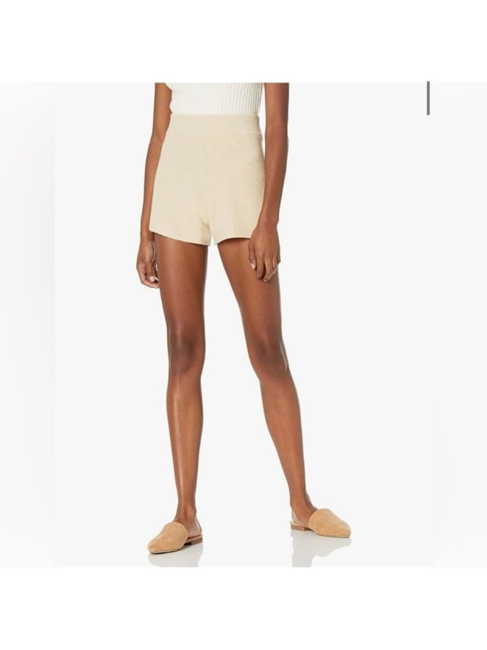 The Drop Faith Knit Shorts Crème Brûlée